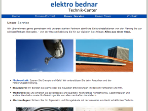 elektro-bednar.at screenshot